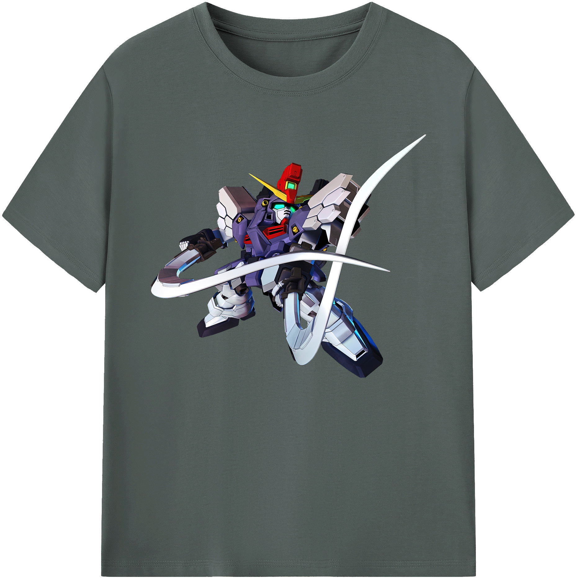 （画像用） 機動戦士ガンダム Mobile Suit Gundam 綿100％ メンズ半袖Tシャツ｜肌触りやわらか＆通気性
